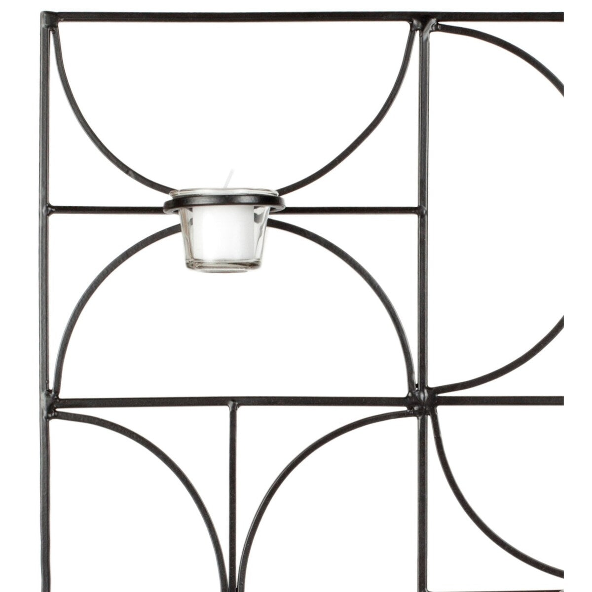 SAFAVIEH Lighting Antoanela Elegance 5-Sconce Wall Candle Holder - 28.3x3.9x28.3 - 28Wx4Dx28H