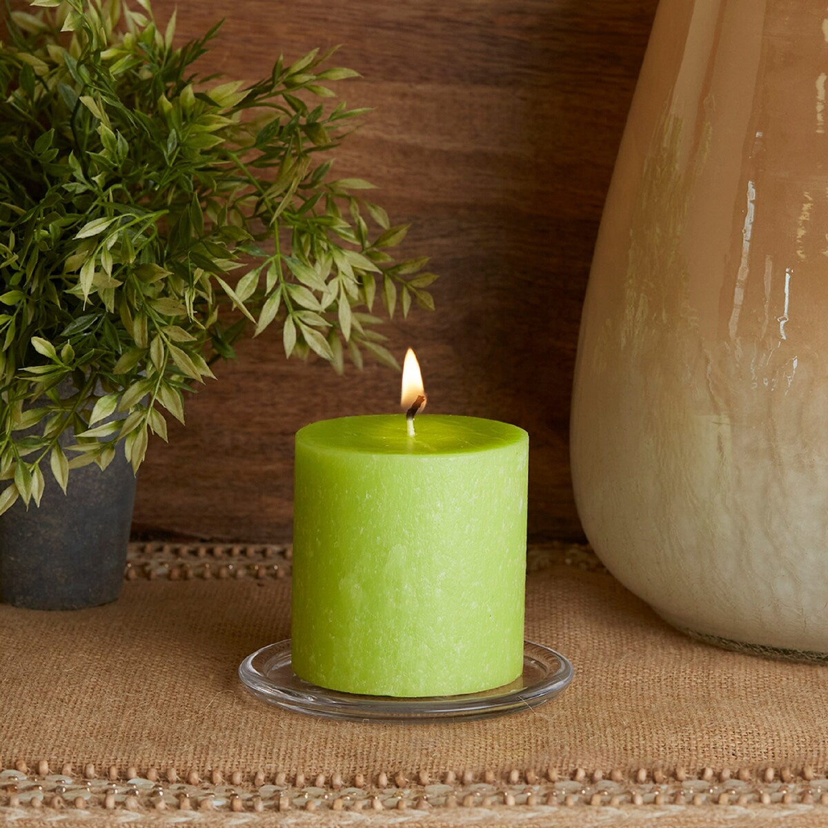 ROOT Unscented 3 In Timberline Pillar Candle 1 ea.