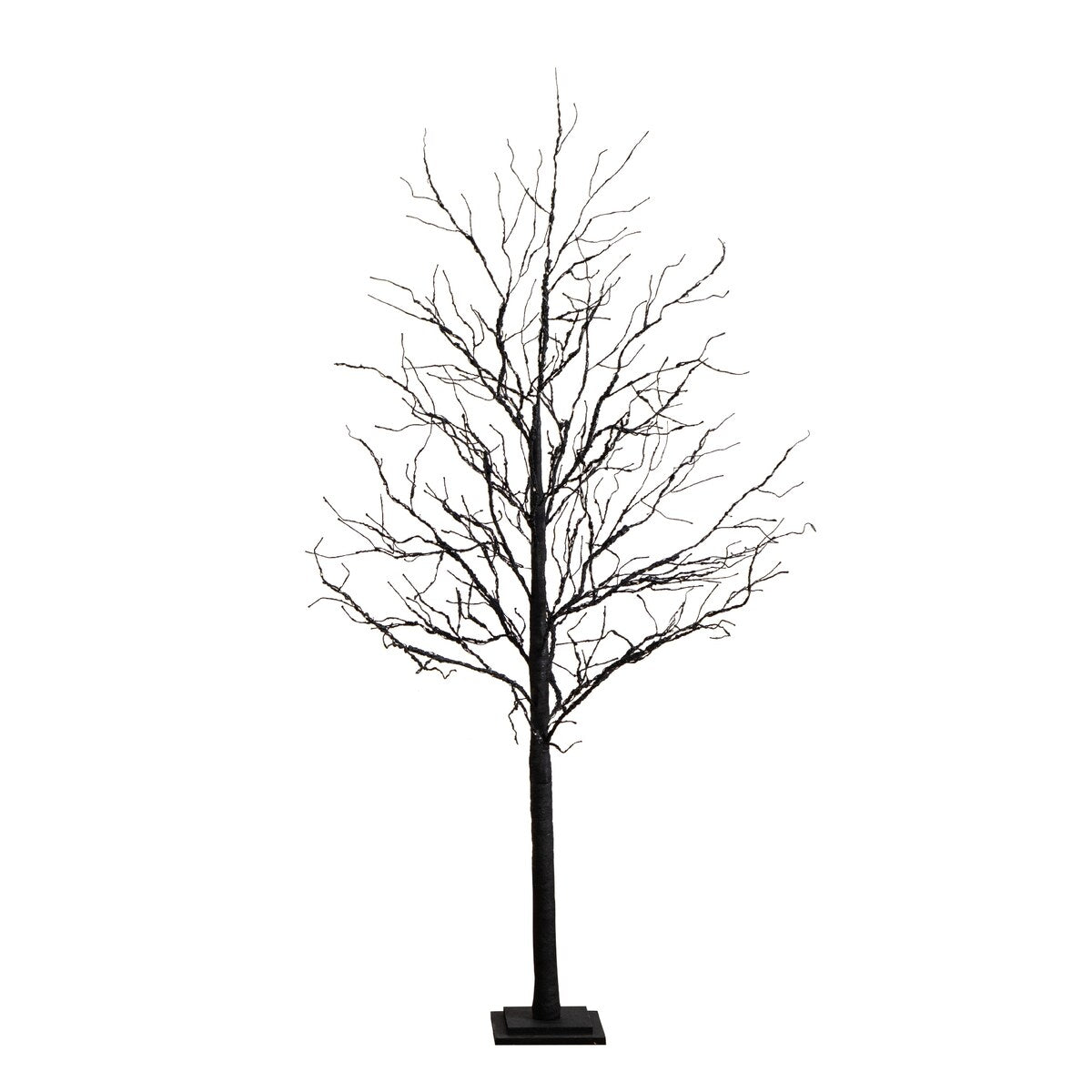 6' Pre-Lit Halloween Deluxe Twig Tree with 156 Orange & Purple LED