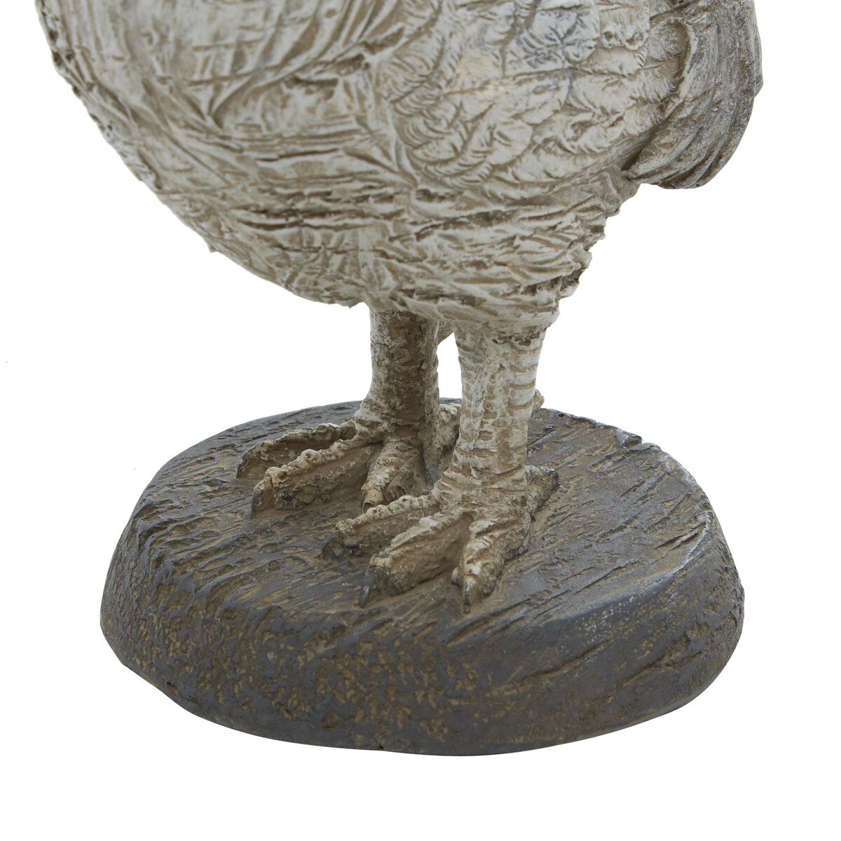 Polystone Rooster Decorative Sculpture - White - Roche River Decor