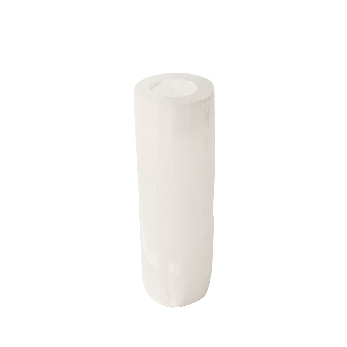 X-Lg. Selenite Votive Holder- ST