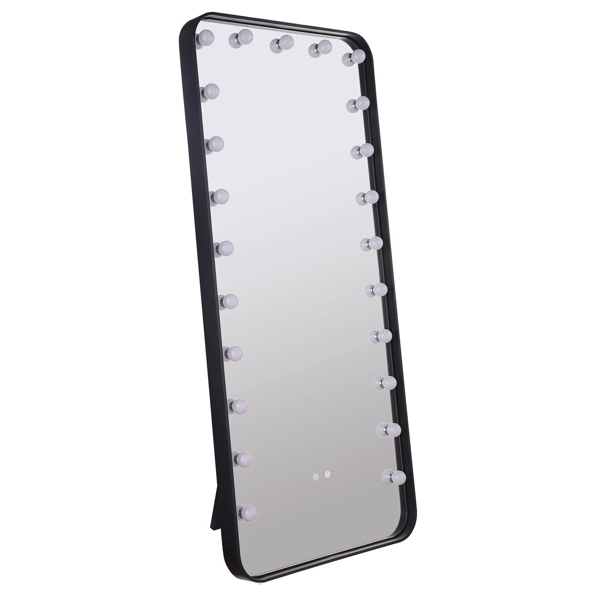 Canton 32 X 71 Inch Led Standing Mirror With Speakers Black