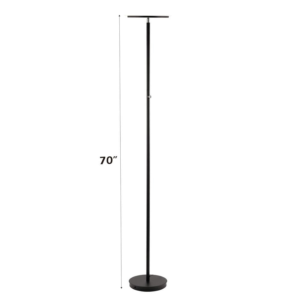 ACME Massey Floor Lamp in Black