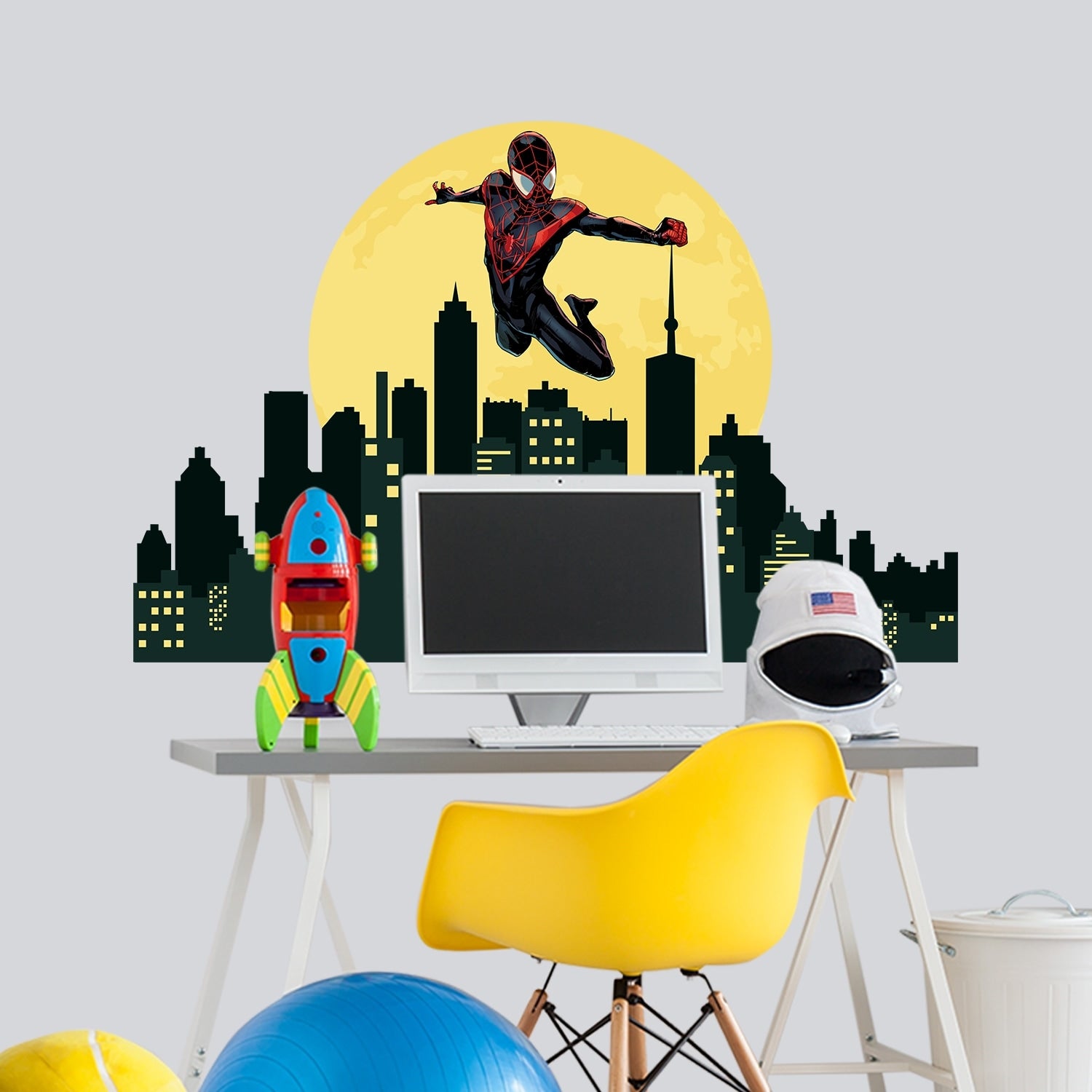 Miles Morales Wall Decal Boys Room Decor.