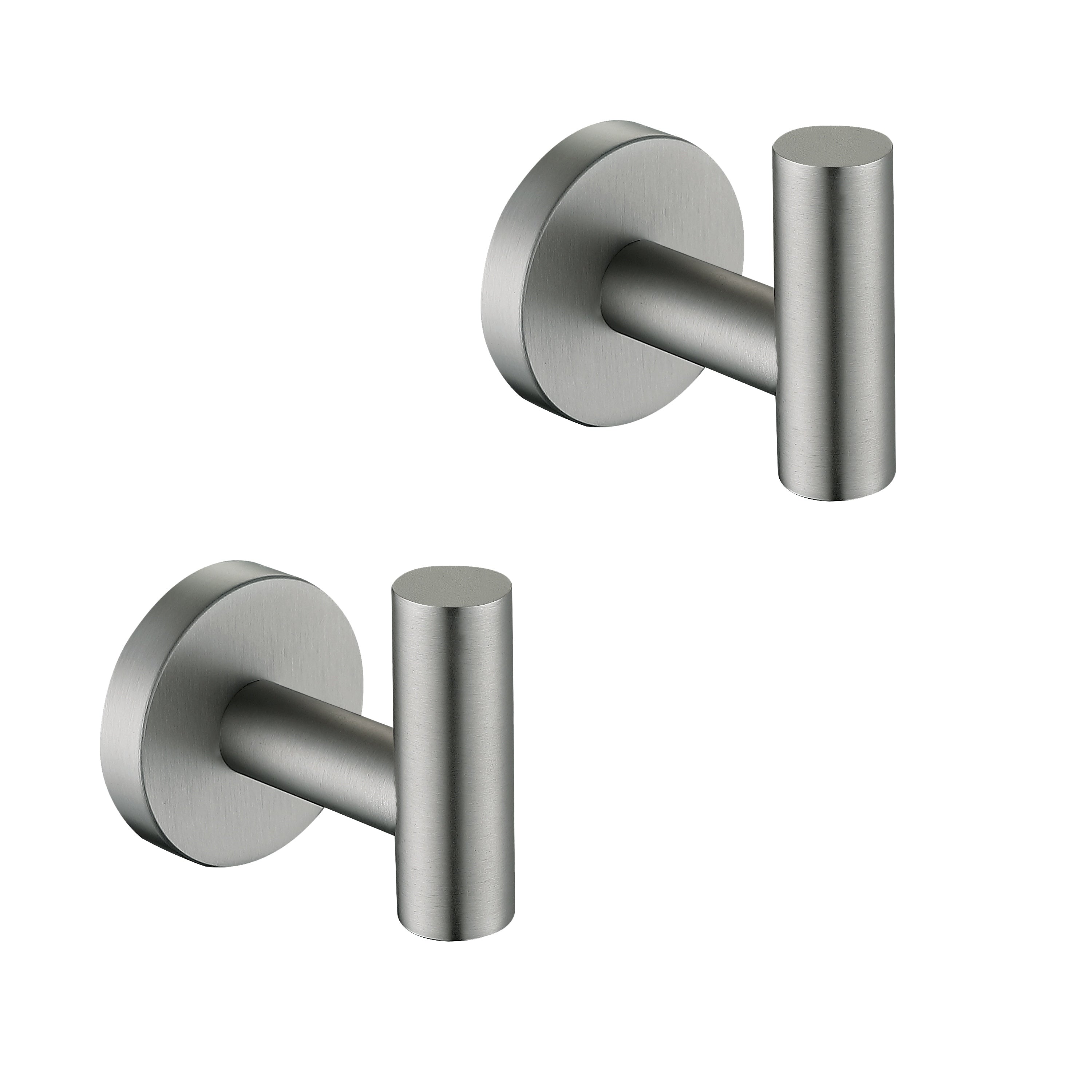 Bathroom Robe Hook Round Towel Hook in 304 Stainless Steel