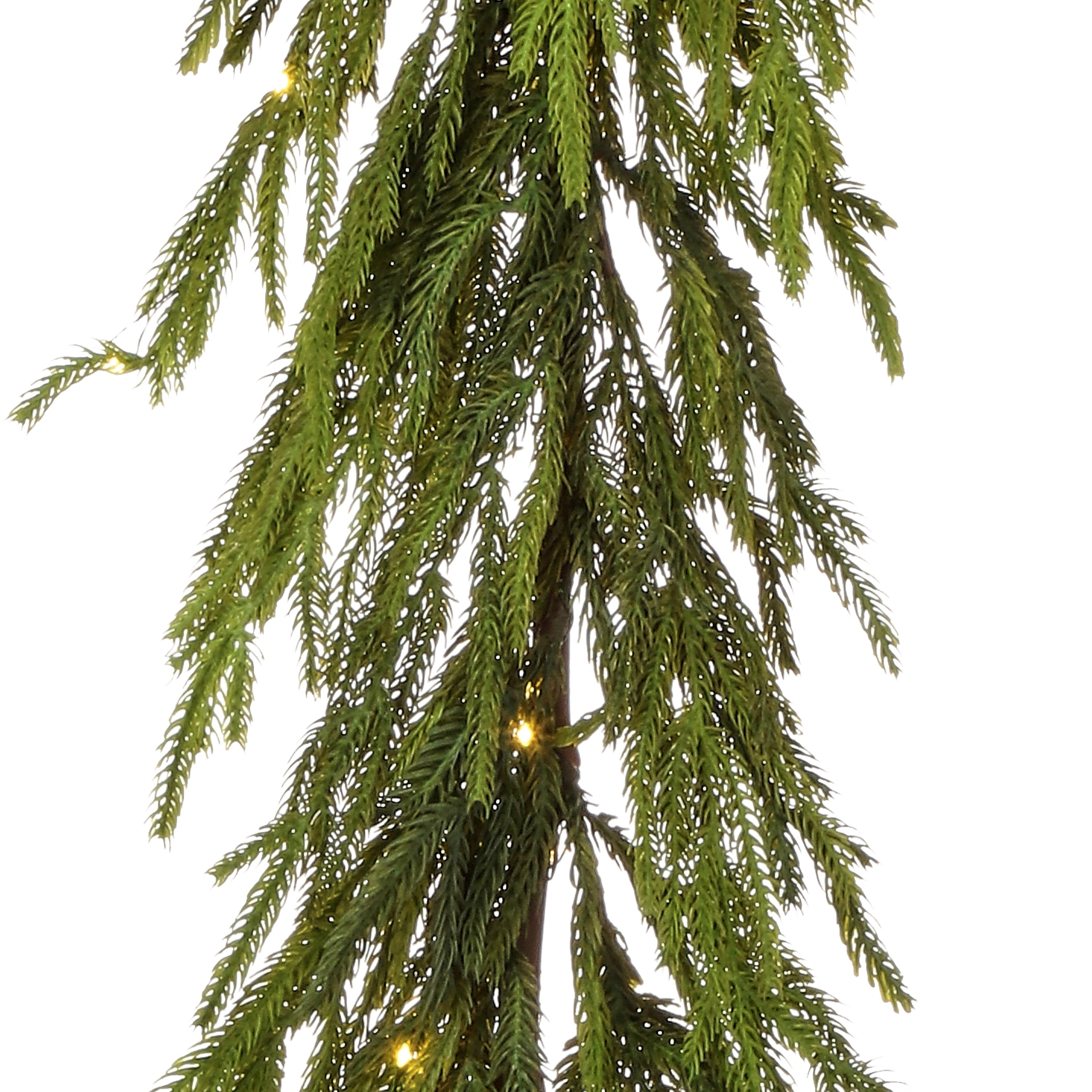 60Led Natural Touch Norfolk Pine Garland - 60