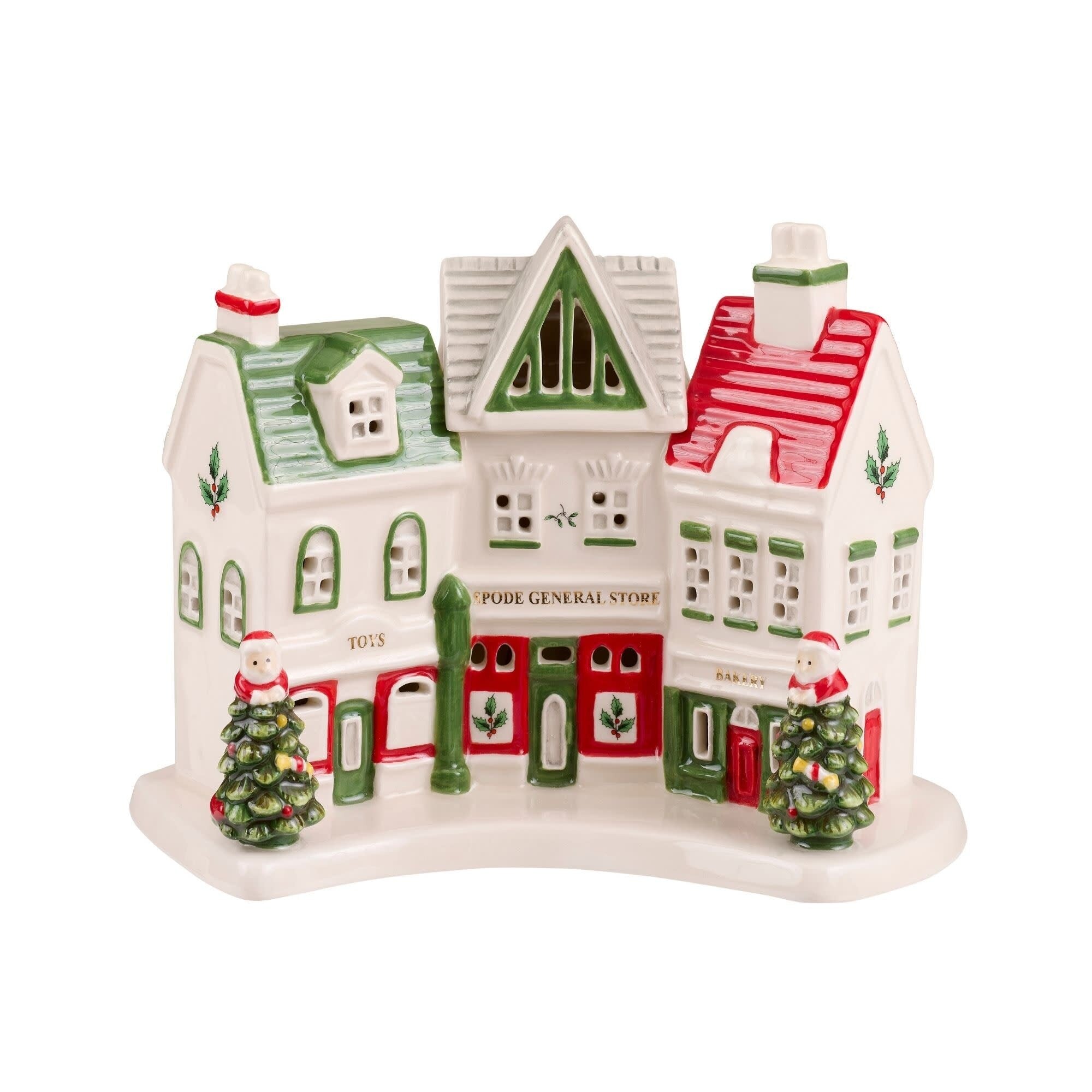 Spode Christmas Tree Village Shoppes - 7.9 L x 3 W x 5 H