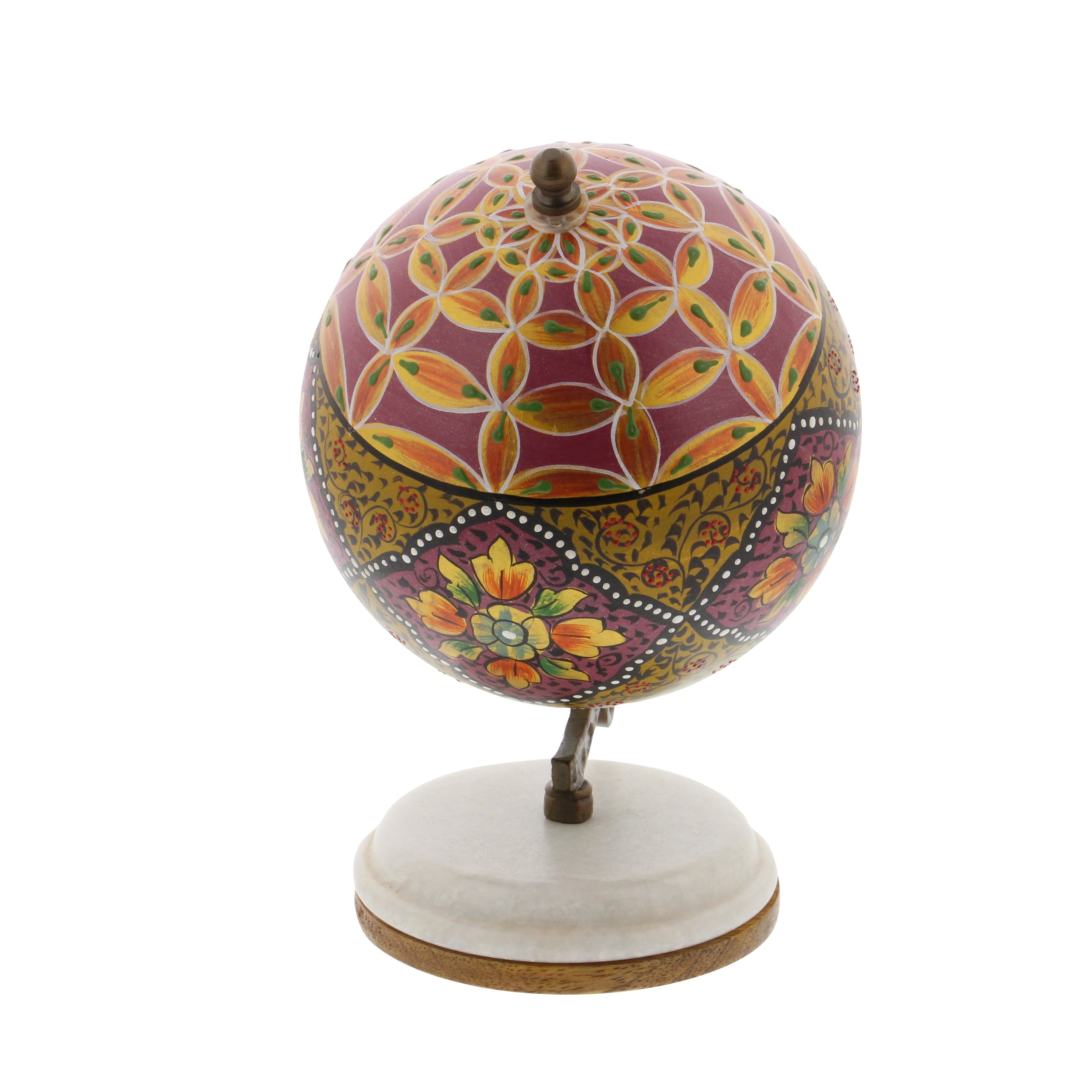 Multi Resin Traditional Globe 7 x 5 x 5