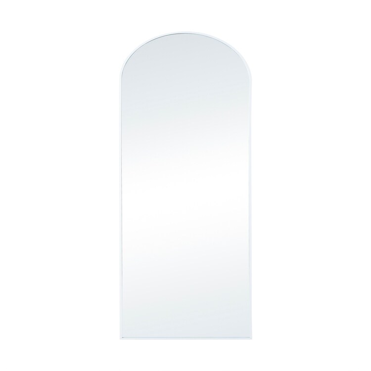 Mabel Arched Aluminum Mirror Full Length Mirror Free Standing Leaning/ Mirror Aluminum Frame for Modern Living 71x 31