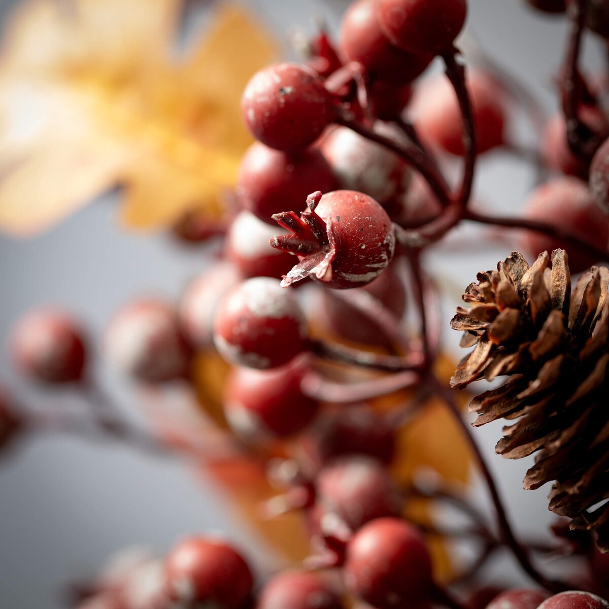 Sullivans Artificial Rustic Fall Berry Leaf Wreath