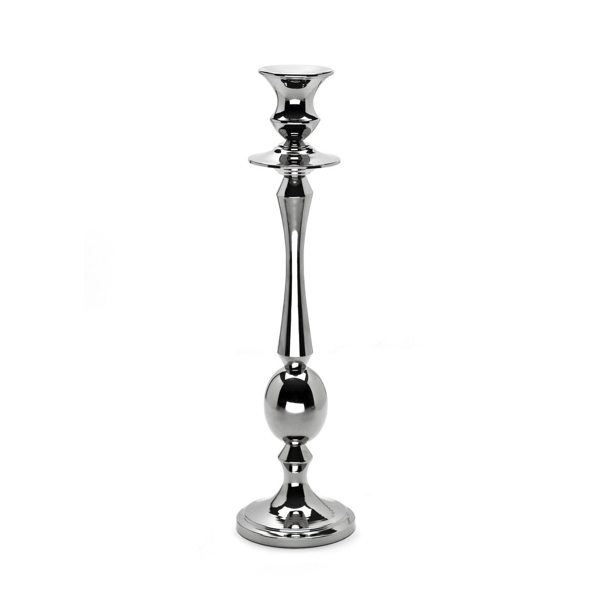 SAFAVIEH Home Medium Nickel Metal Candlestick