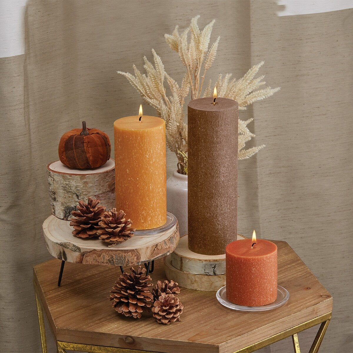 ROOT Unscented 3 In Timberline Pillar Candle 1 ea.