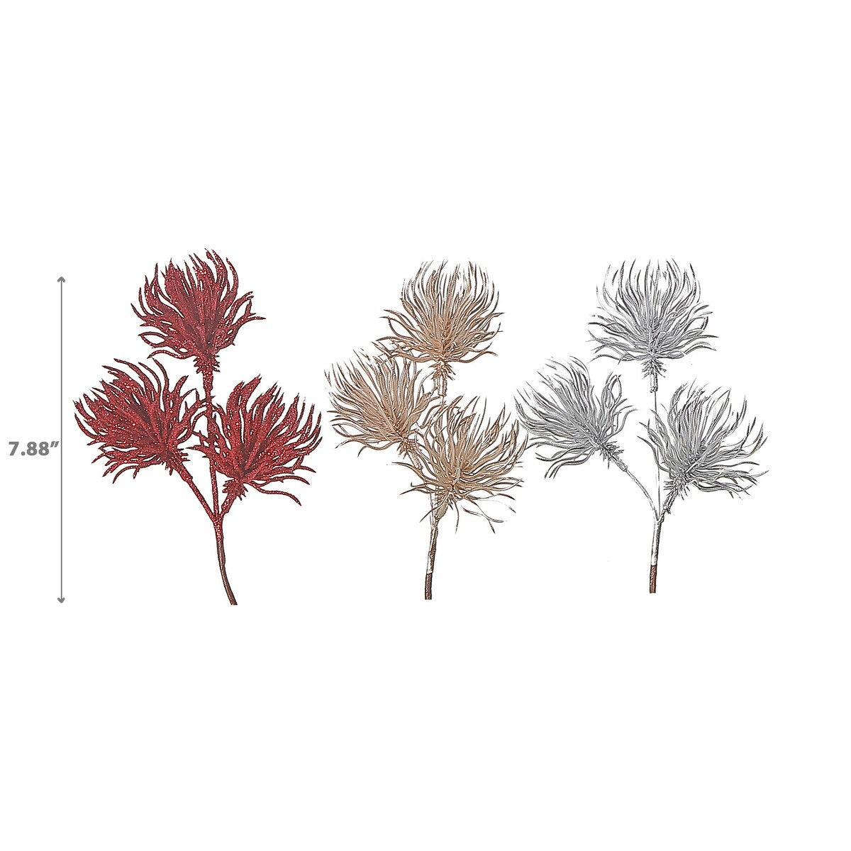 Urchin Flower Pick - Set of 12 - Multi