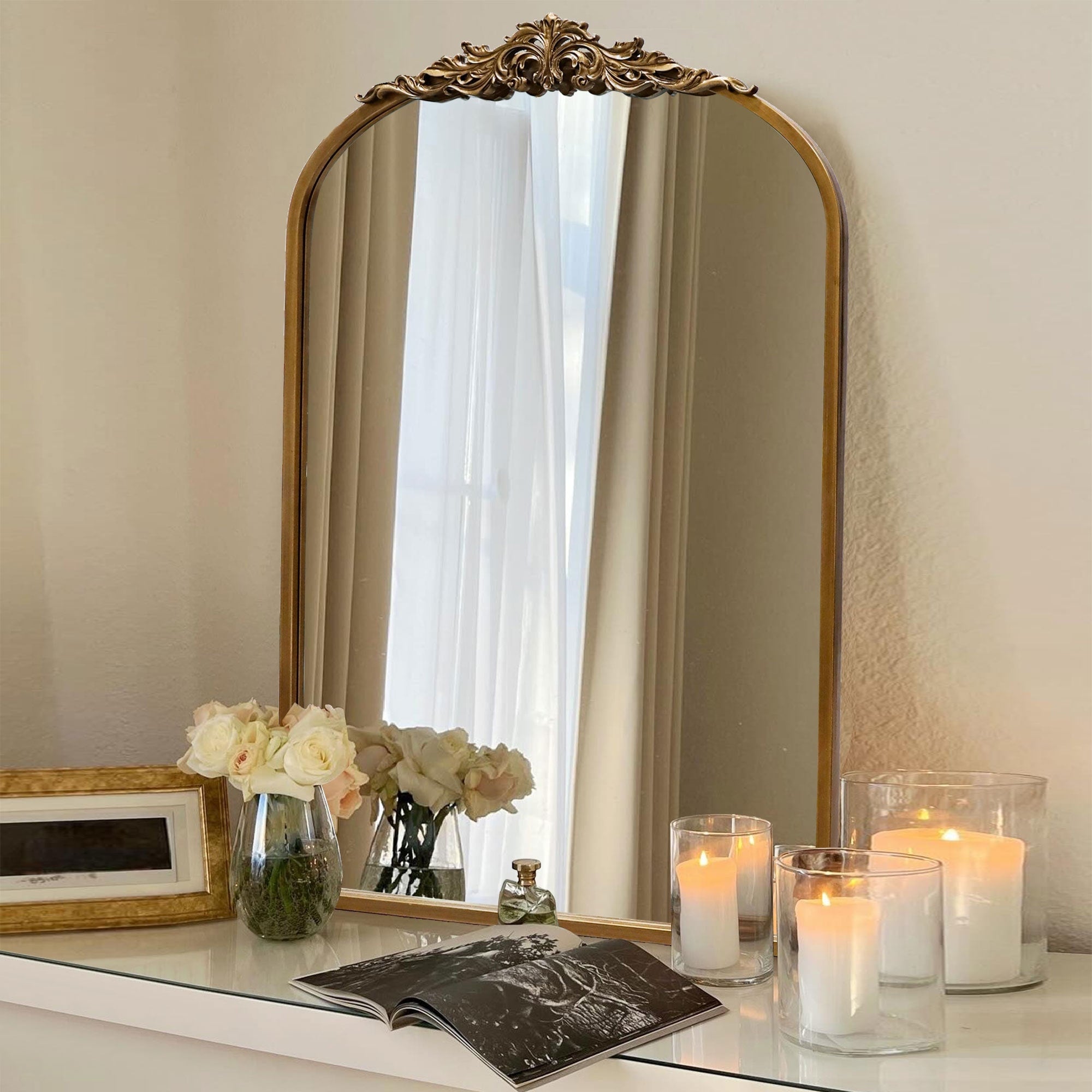 Ornate Vintage Mirror Baroque Gold Mirror
