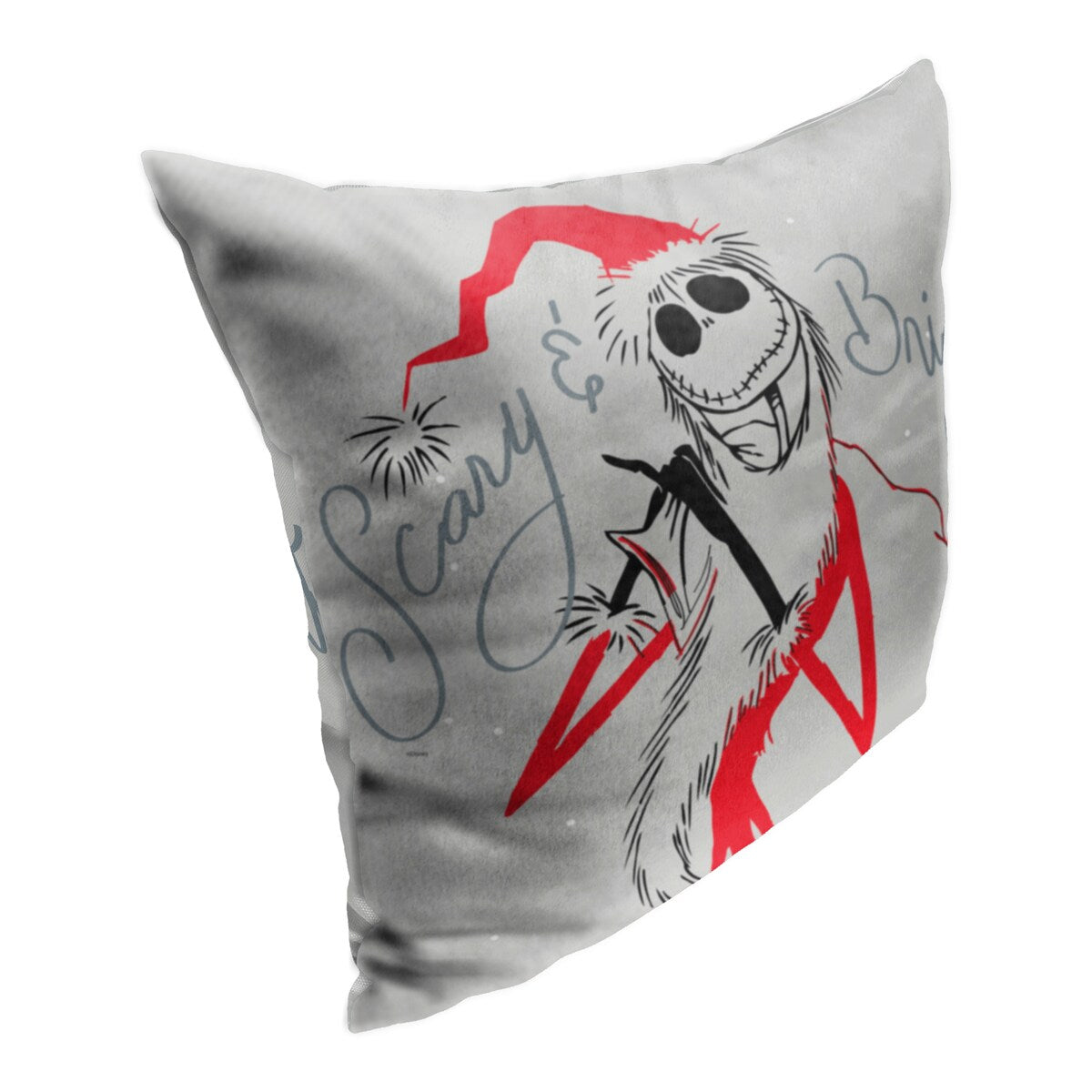 Disney Nightmare Before Christmas Scary And Bright 18 Inch Throw Pillow