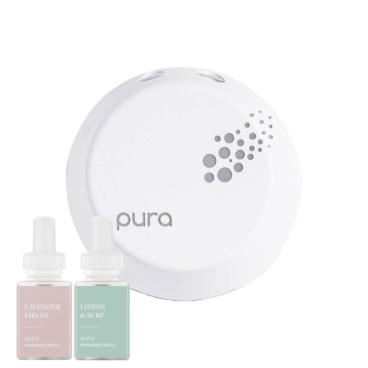 Pura Smart Fragrance Device V3 Starter Set (Lavender Fields and Linens & Surf)