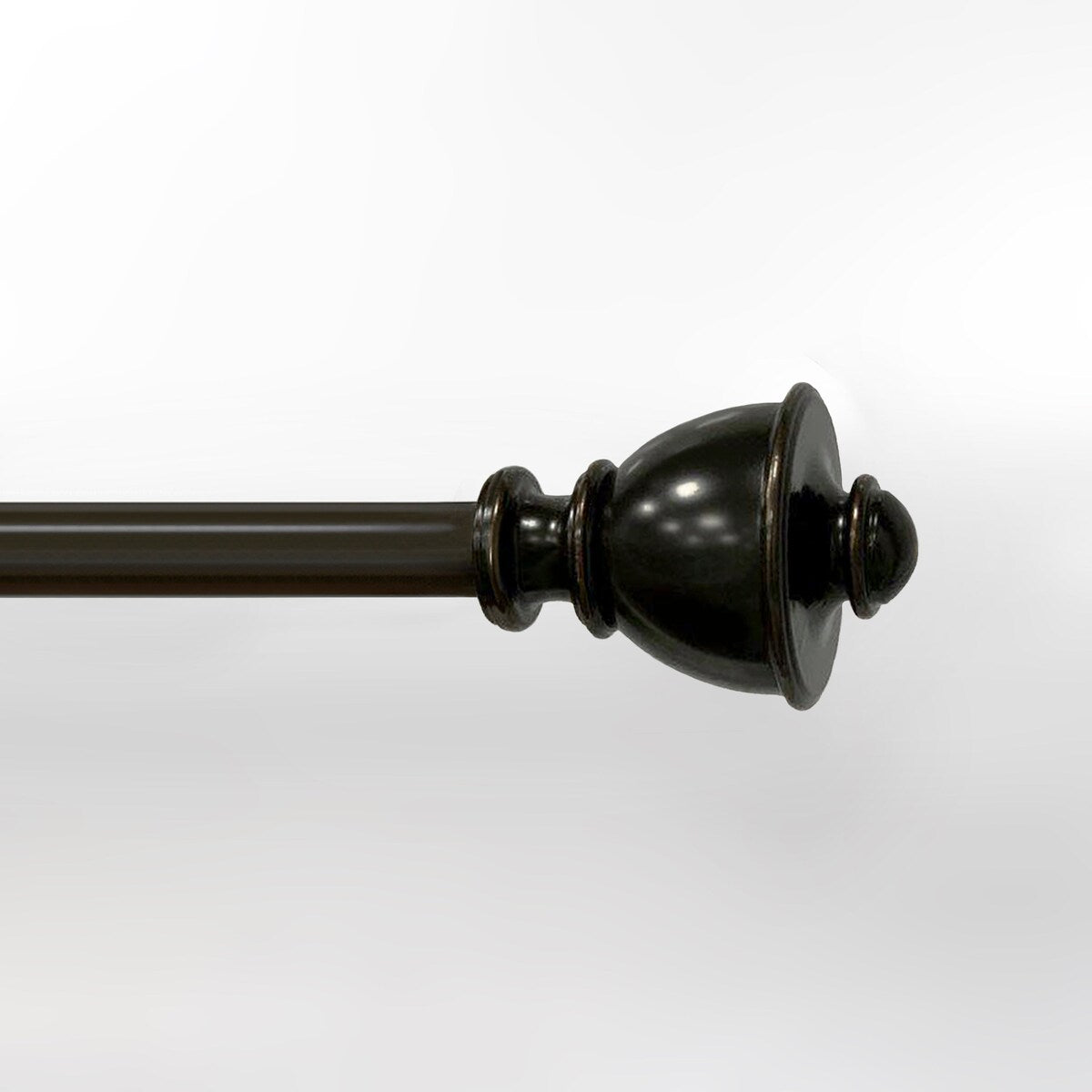 5/8 Drapery Single Curtain Rod Set with Decorative Urn Finials_Oil Rubbed Bronze