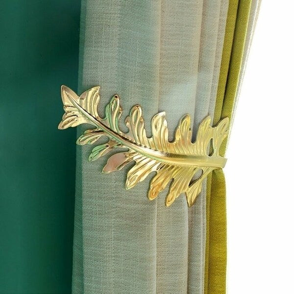 Olivia Leaf Curtain Holdbacks (Set of 2)