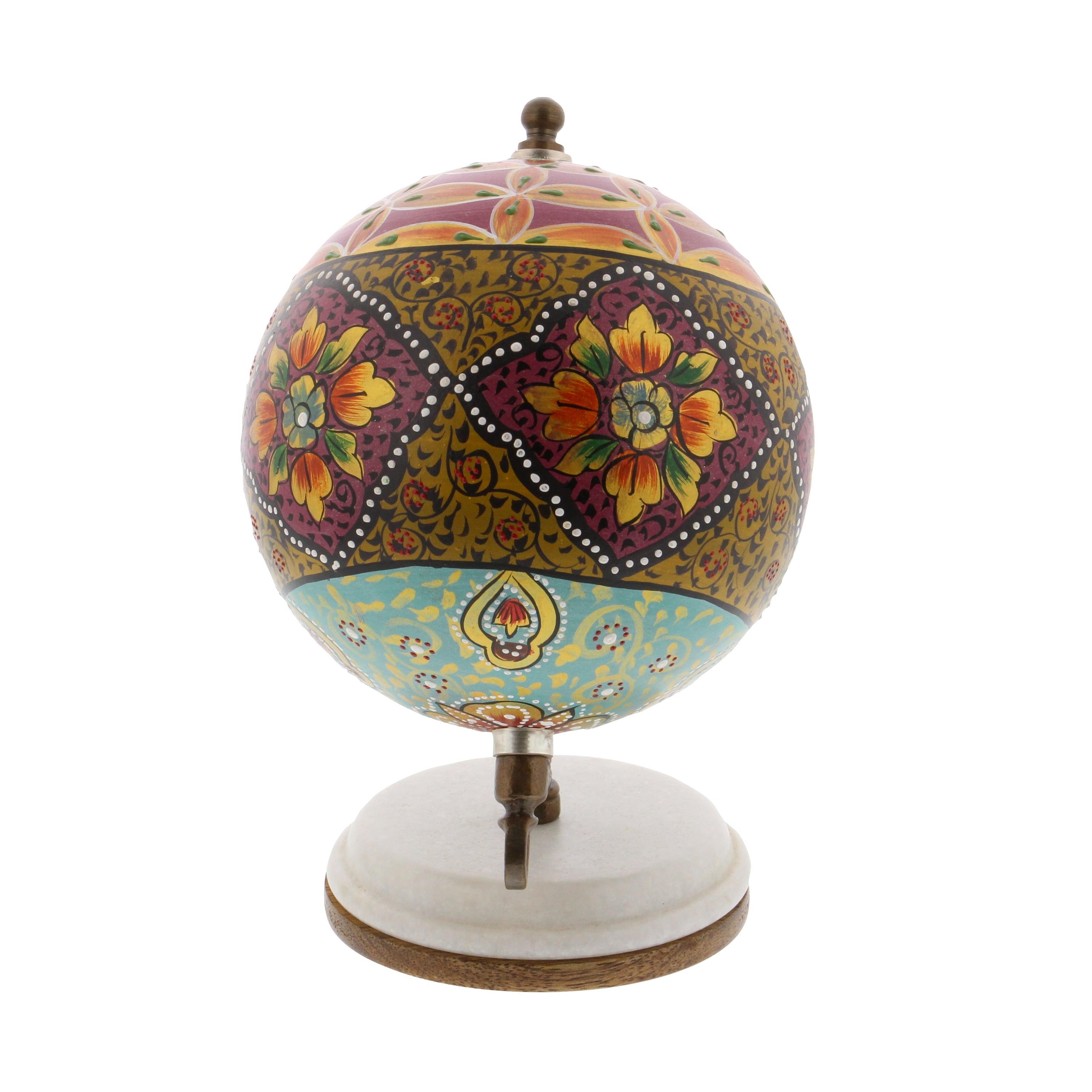 Multi Resin Traditional Globe 7 x 5 x 5