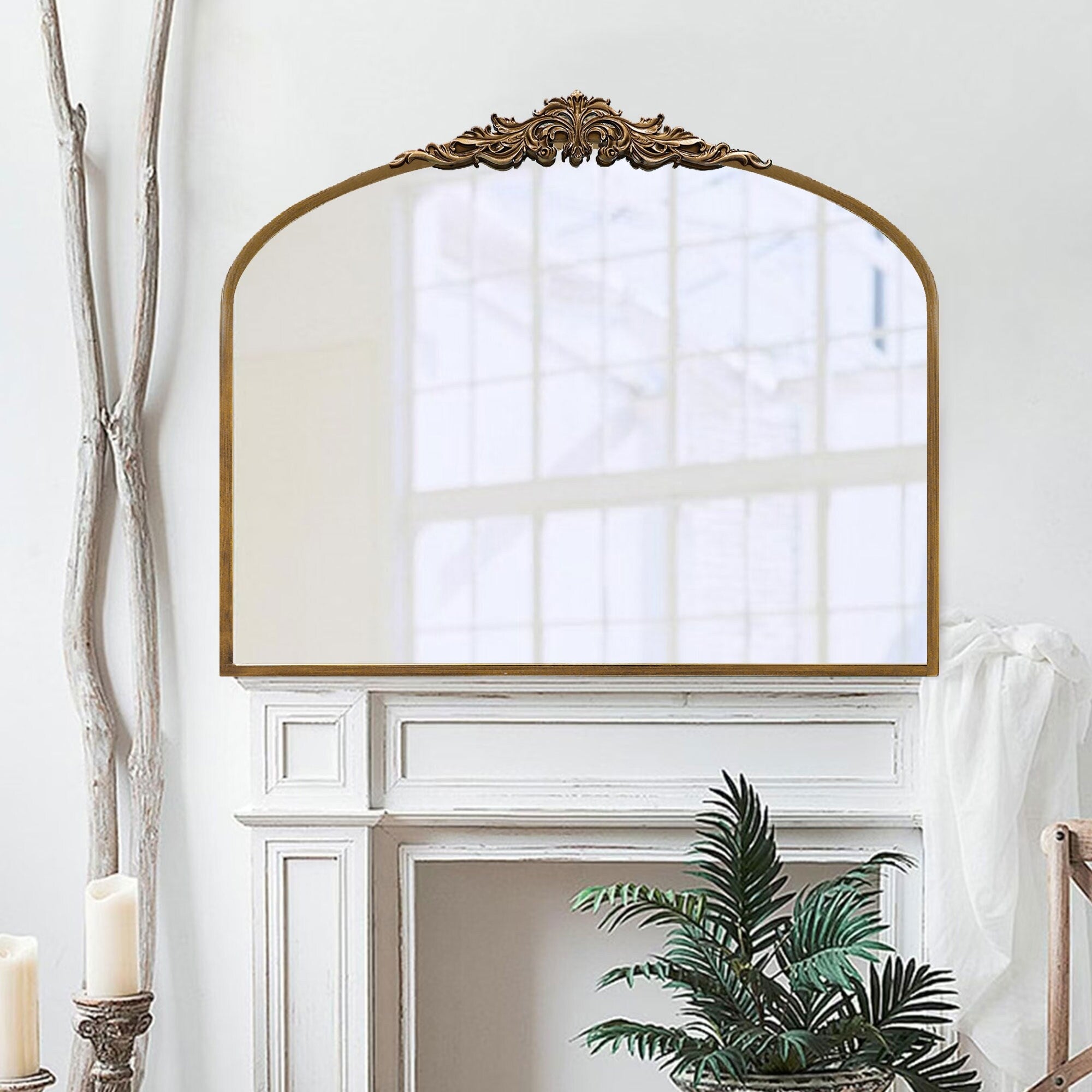 Ornate Vintage Mirror Baroque Gold Mirror