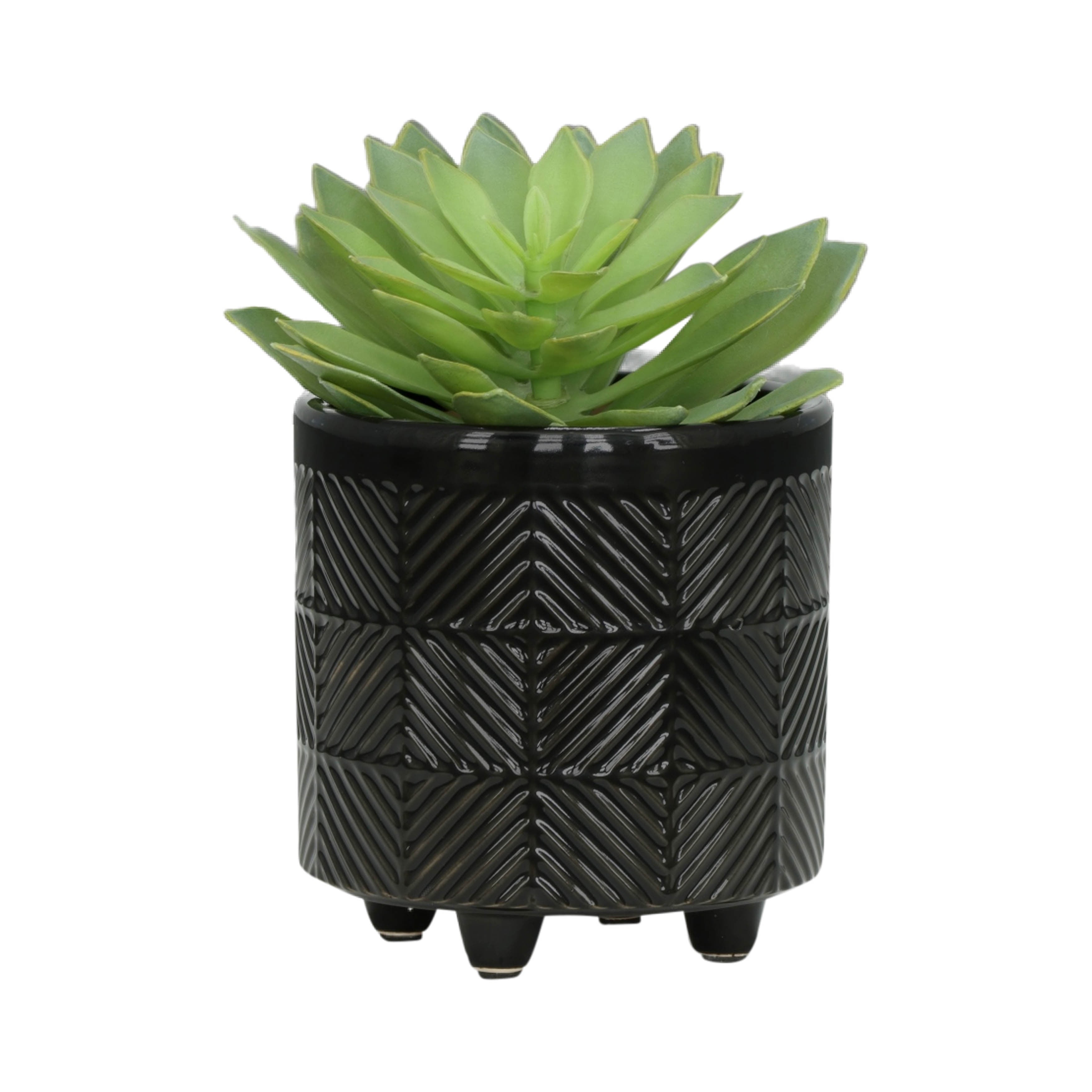 Sagebrook Home Ceramic Footed Planter Set of 2 Indoor/Outdoor