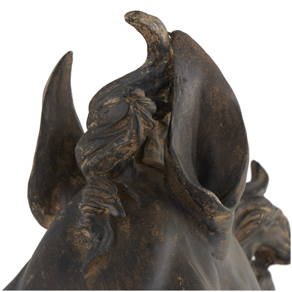 Polystone Horse Decorative Sculpture - Brown - Roche River Decor