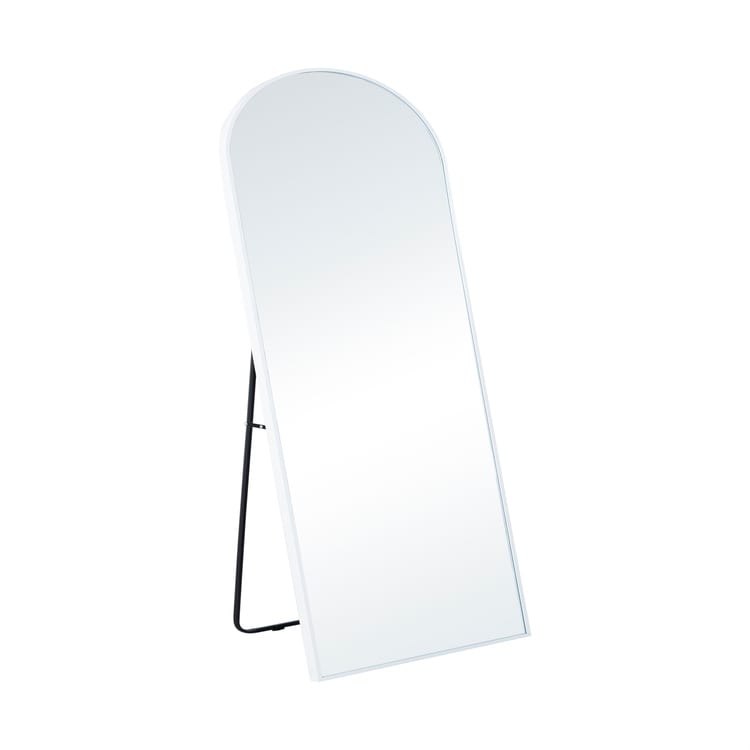 Mabel Arched Aluminum Mirror Full Length Mirror Free Standing Leaning/ Mirror Aluminum Frame for Modern Living 71x 31