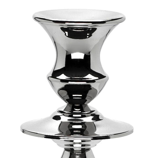 SAFAVIEH Home Large Nickel Metal Candlestick