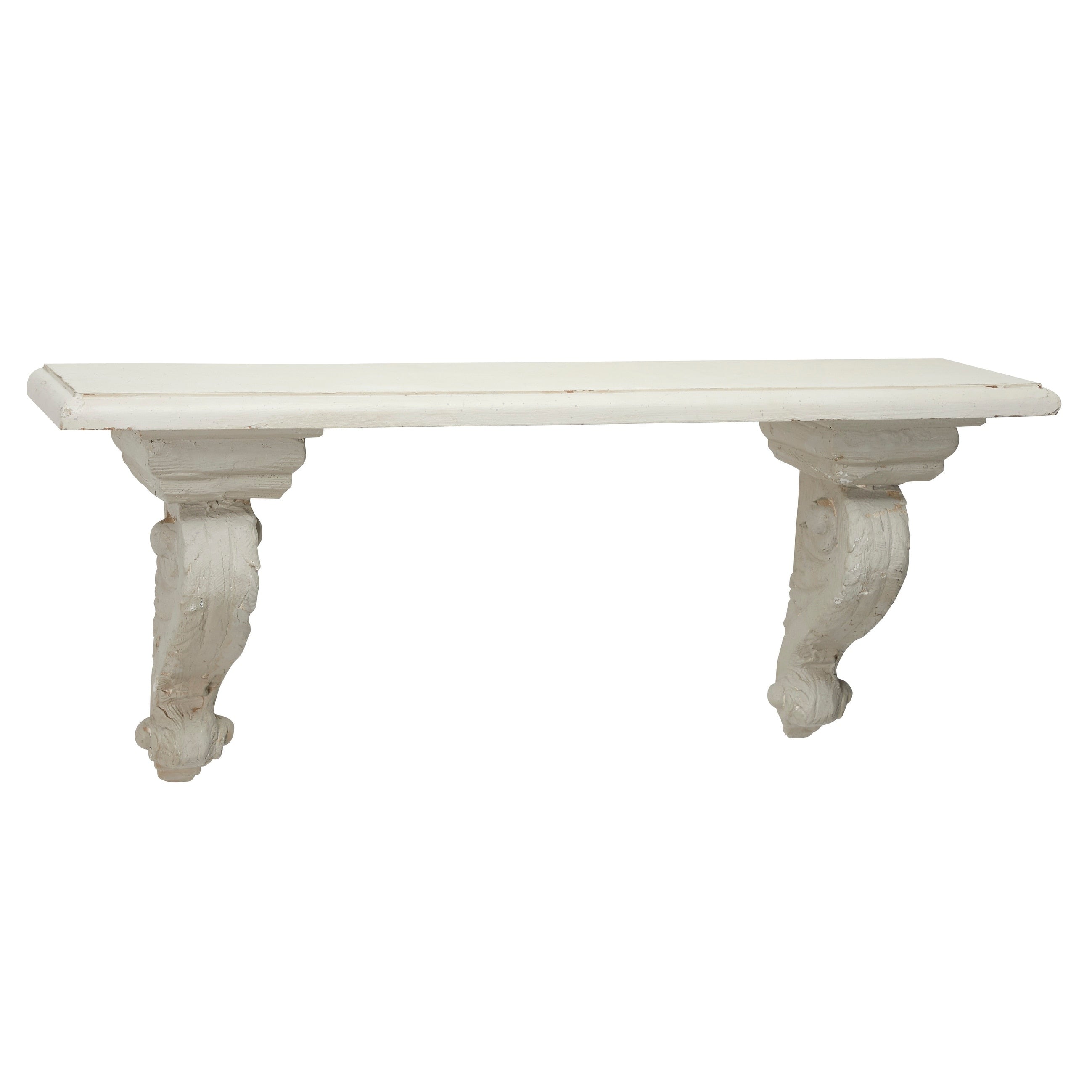 White Fir Farmhouse Wall Shelf 14 x 32 x 7 - 32 x 7 x 14