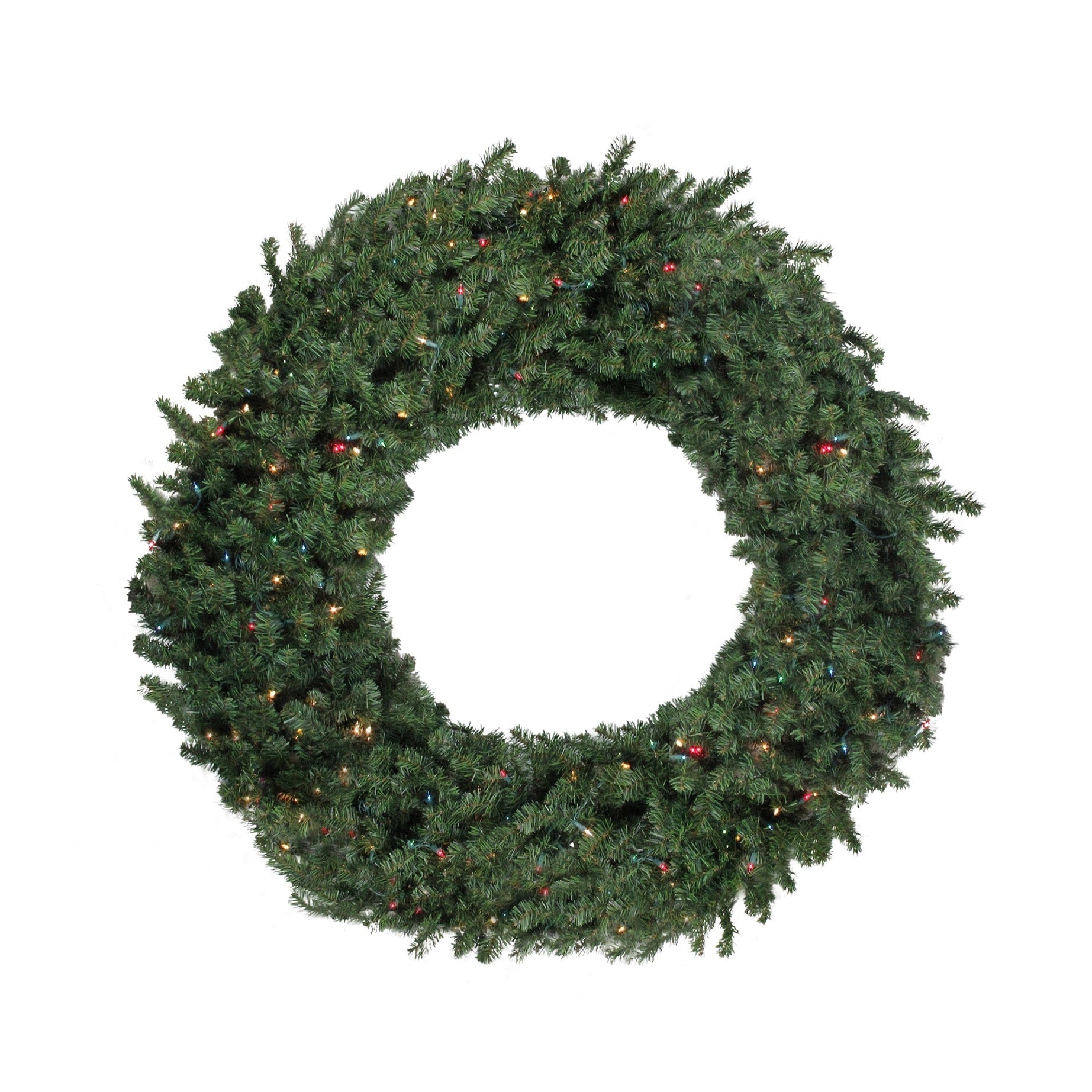 Pre-Lit Canadian Pine Commercial Size Christmas Wreath - 12'