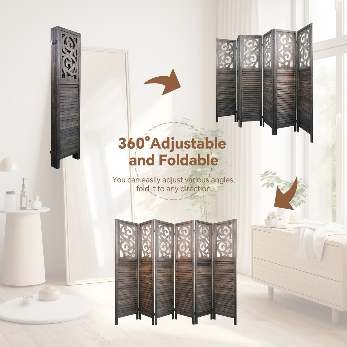 6 Panel Room Dividers