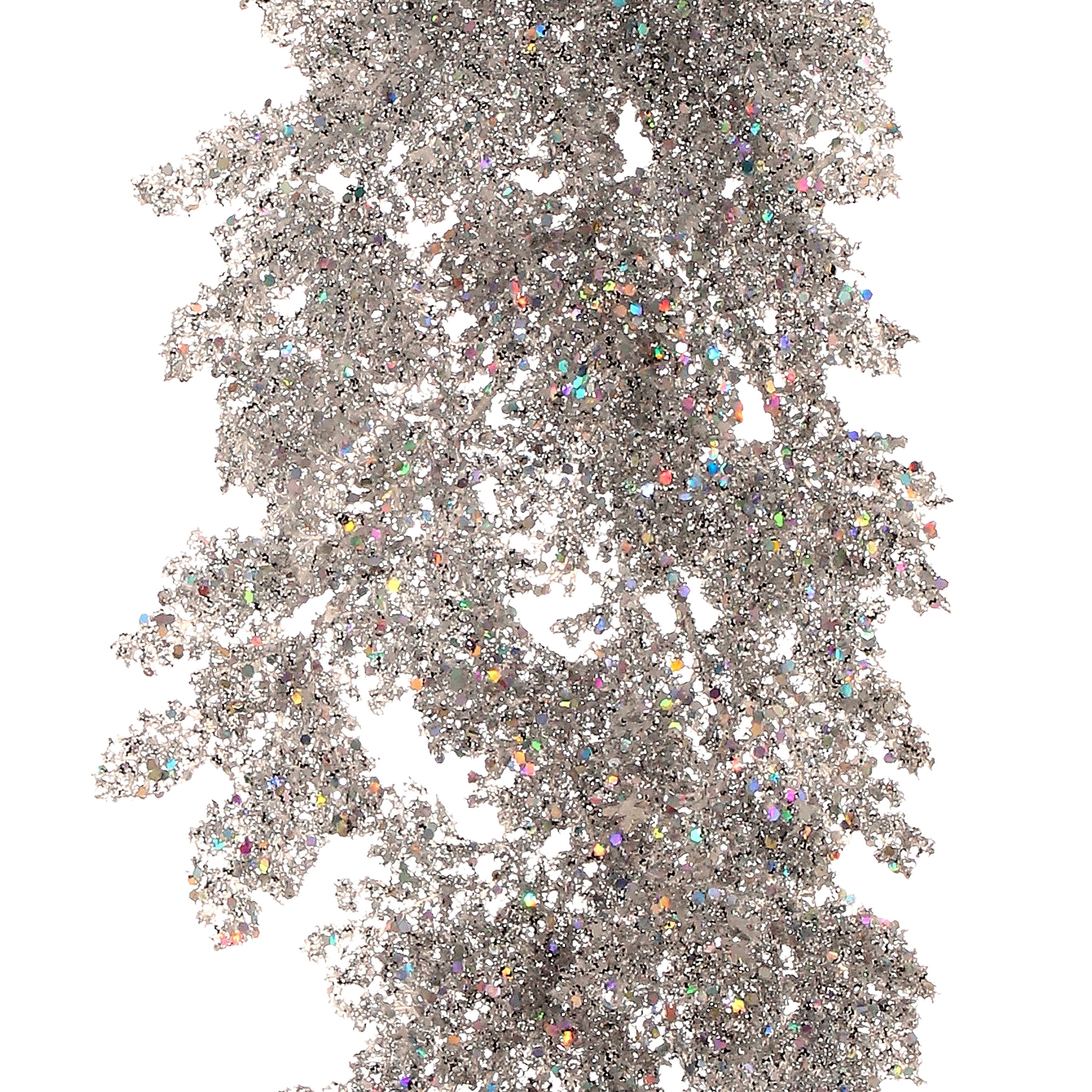 48 Lazer Glitter Pine Garland - Silvee - 48