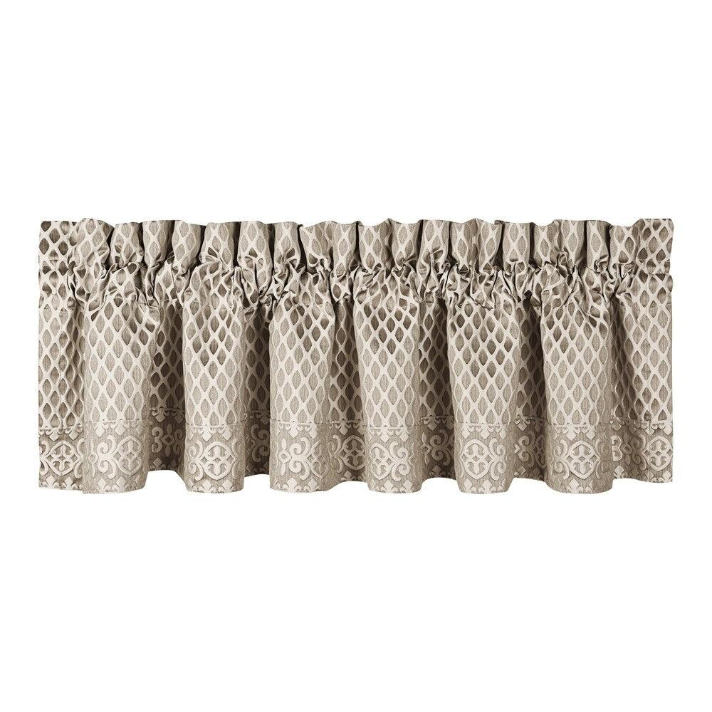 Five Queens Court Beaumont Champagne Straight Window Valance