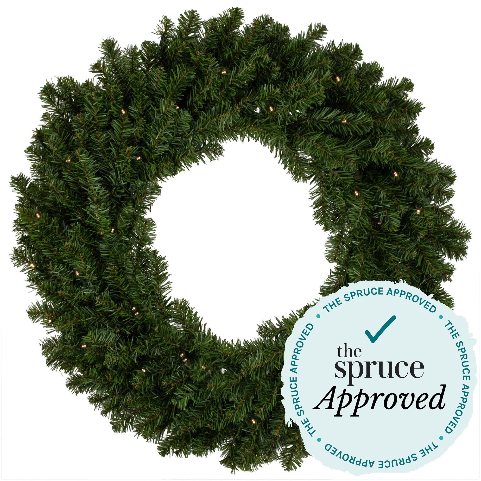 Pre-Lit Canadian Pine Commercial Size Christmas Wreath - 12'