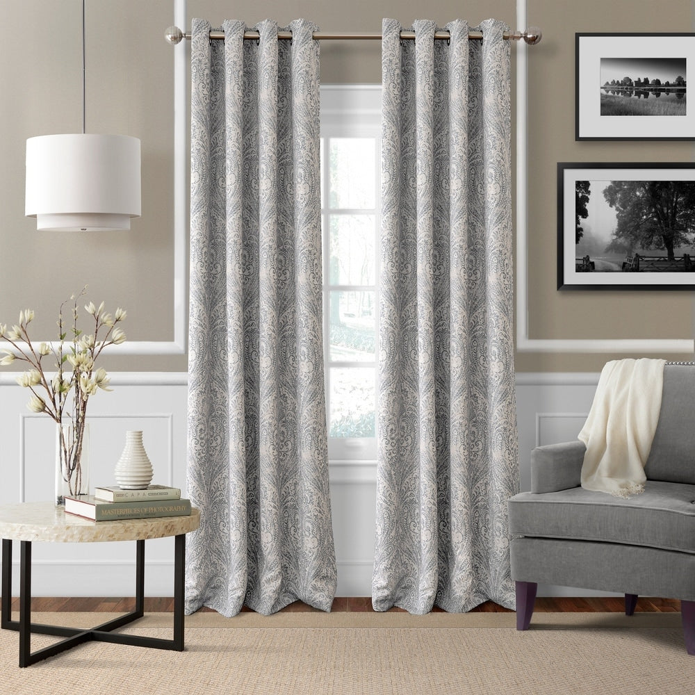 Porch & Den Patrick Room Darkening Grommet Top Curtain Panel