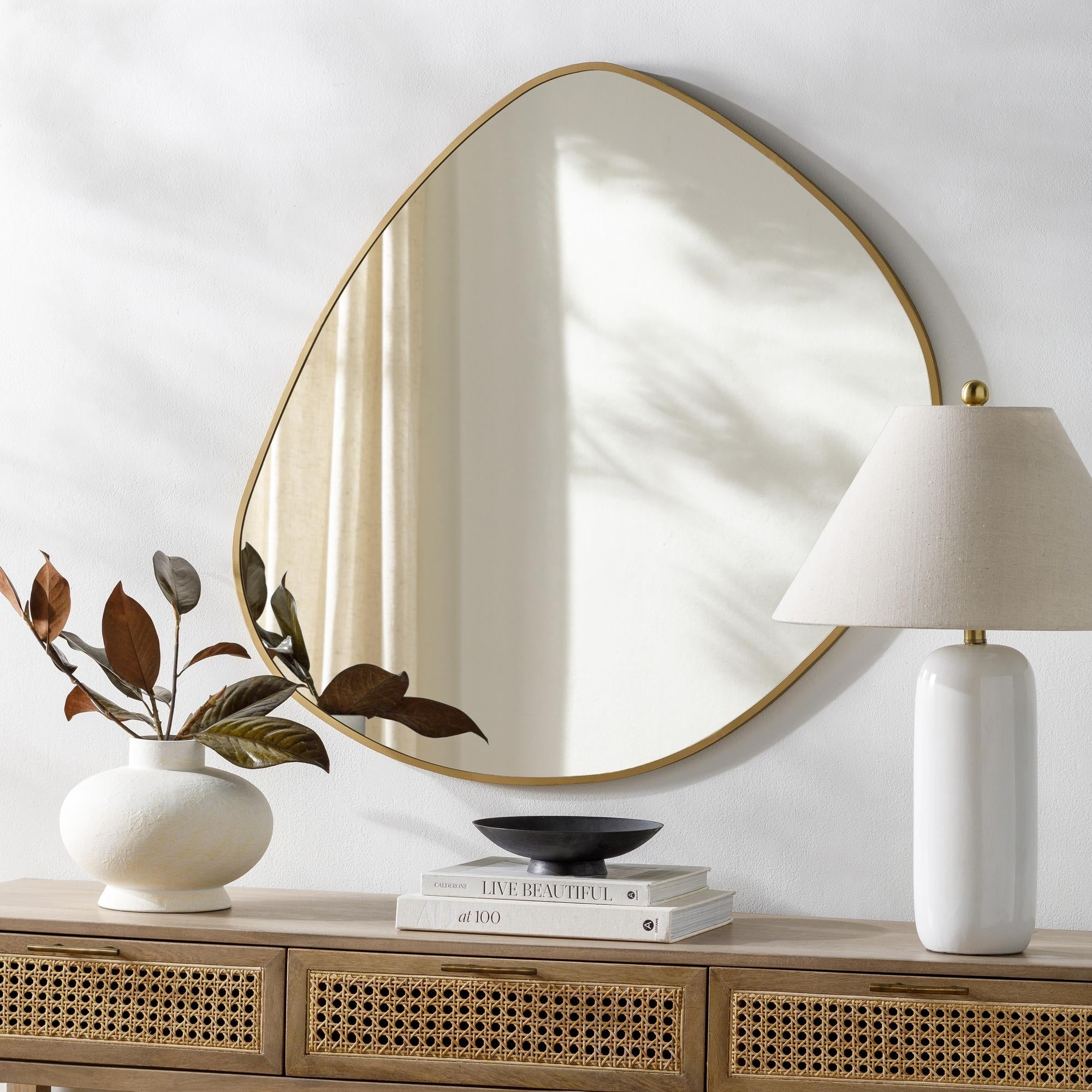 Livabliss Pebble Modern Accent Mirror