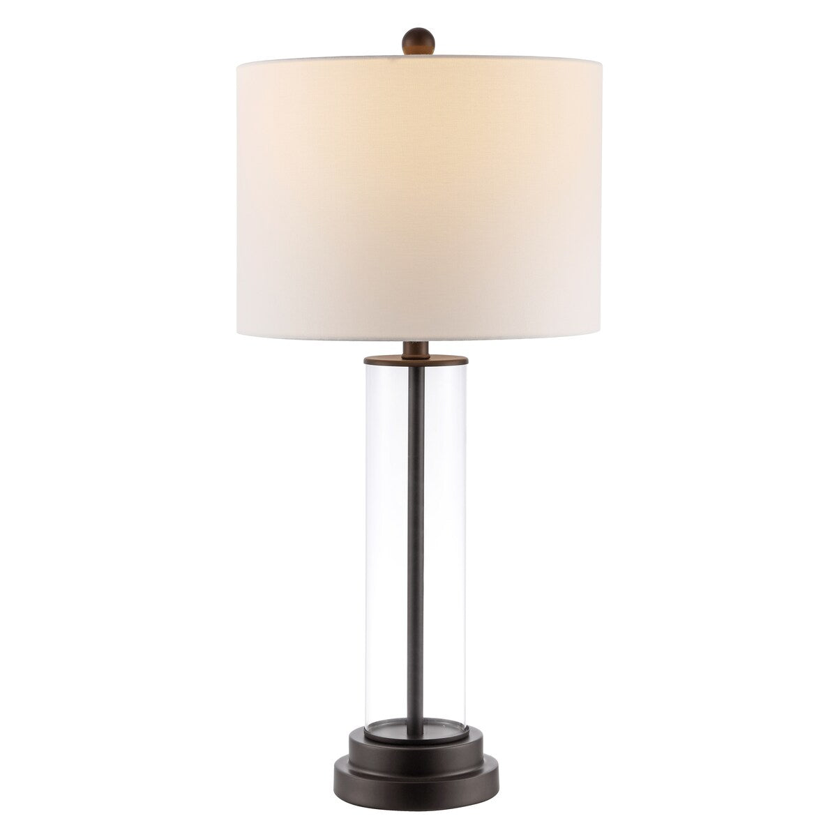 SAFAVIEH Lighting Onica 26-inch Glass Table Lamp - 14 x 14 x 26 - 14Wx14Dx29H