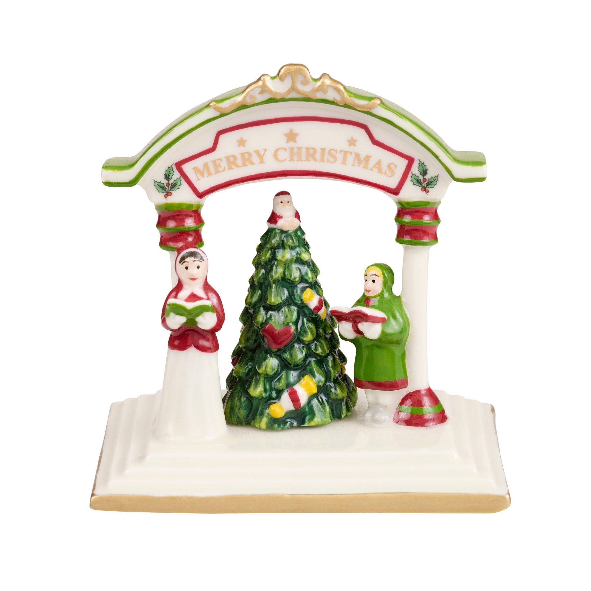 Spode Christmas Tree Village Christmas Carolers - 3.25 L x 2.2 W x 3.25 H