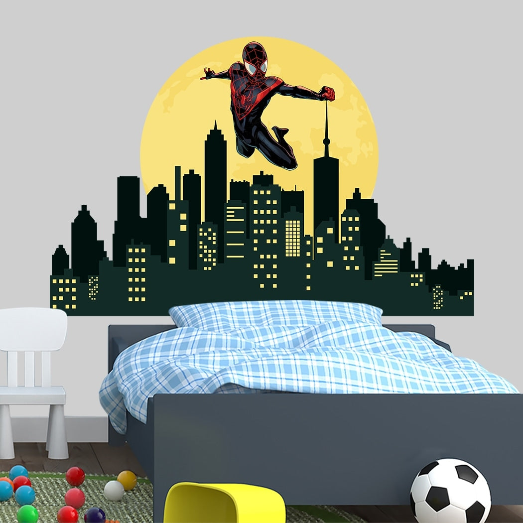 Miles Morales Wall Decal Boys Room Decor.