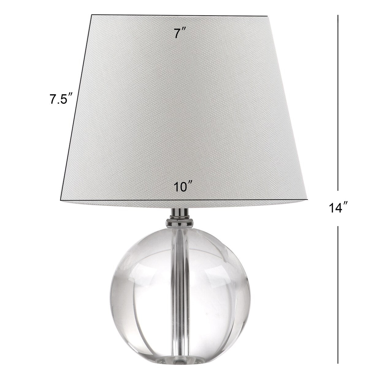 SAFAVIEH Lighting Chastity 14-inch Mable Table Lamp - 10x10x14 - 10Wx10Dx14H