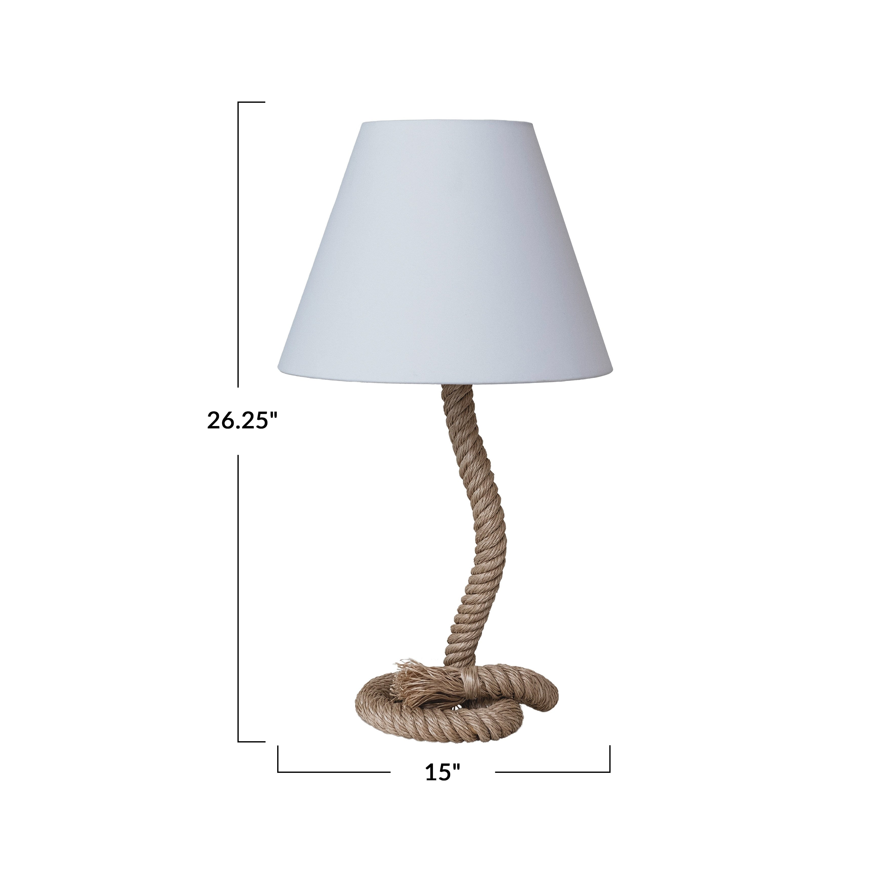 Rope Indoor and Outdoor Table Lamp