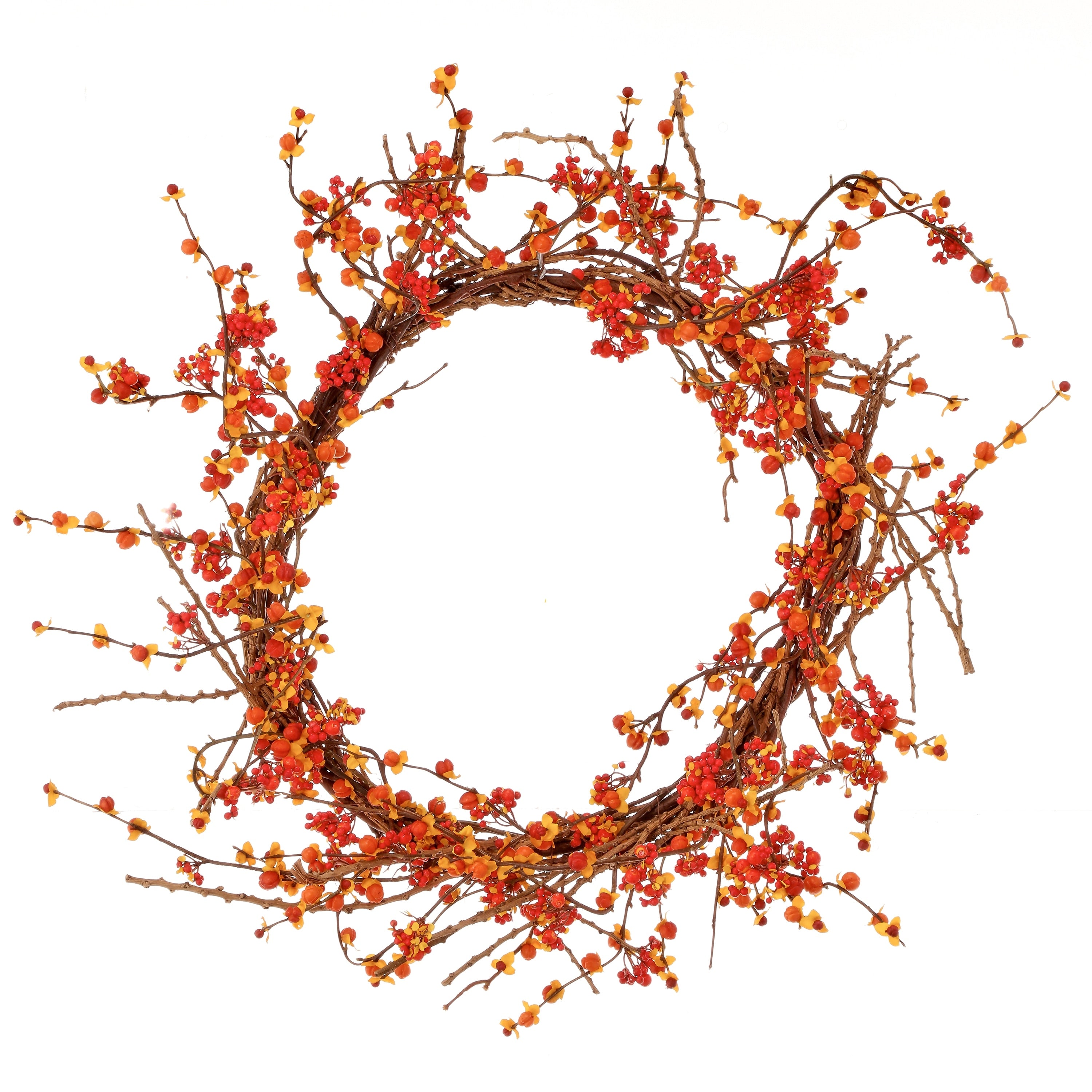 30 Wild Bittersweet Wreath - Orange - 30