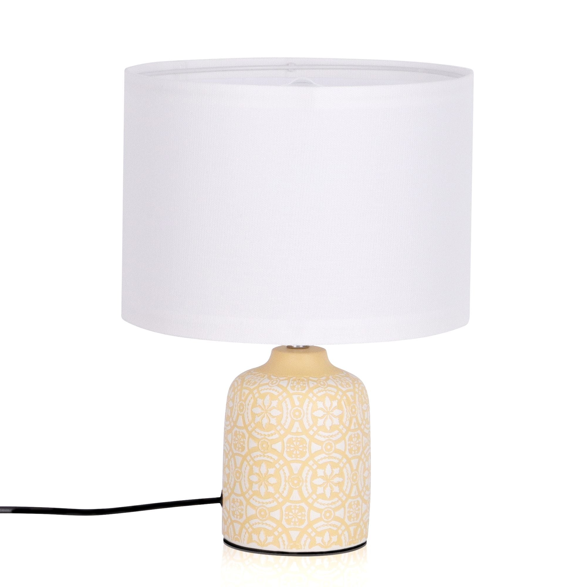 Romision Table Lamp with Fabric Shade