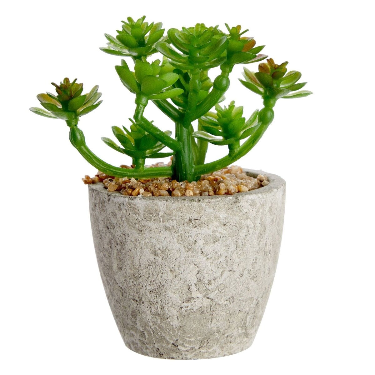 6-Pack Artificial Succulent Plant Pots Faux Mini Cactus