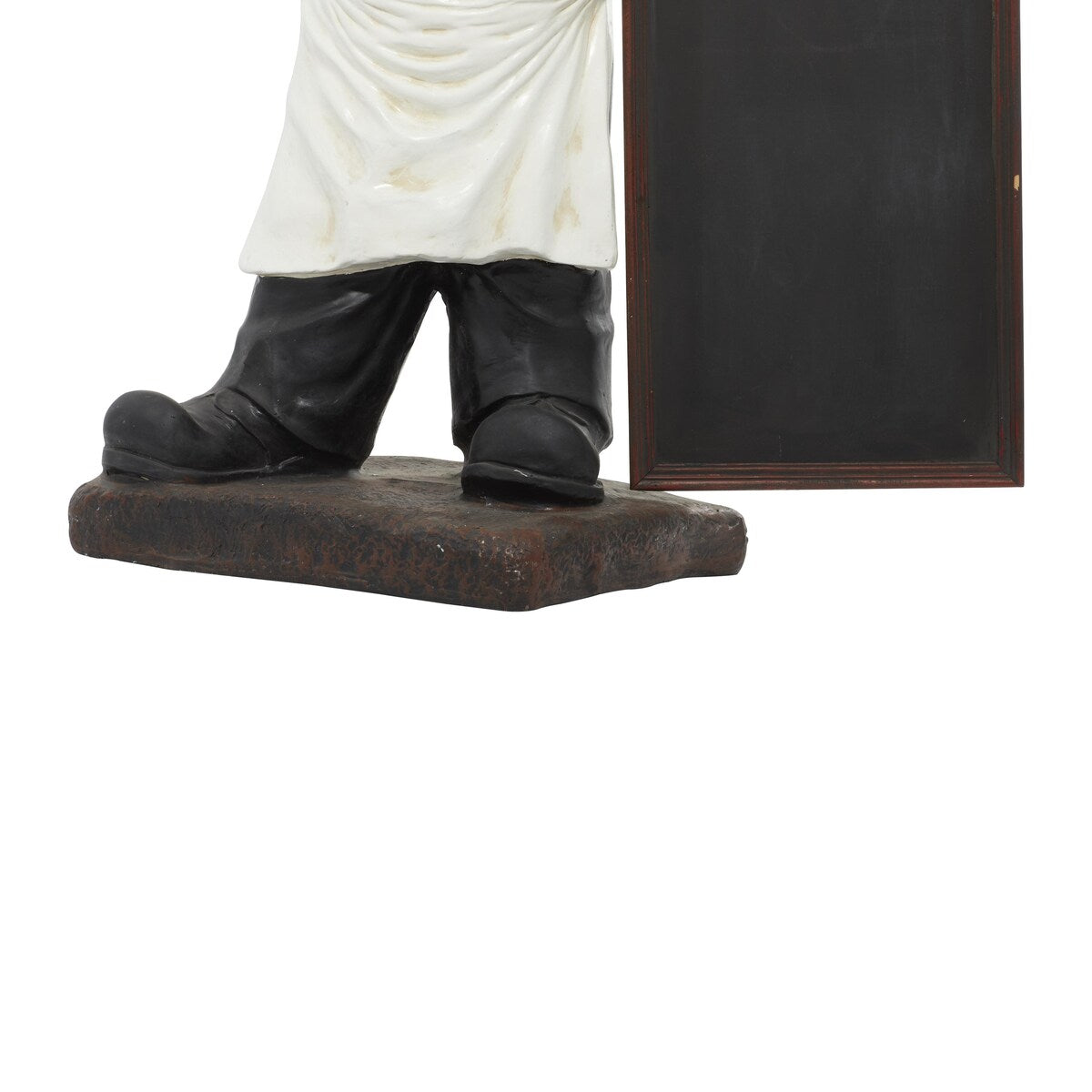 Polystone Chef Decorative Sculpture with Chalkboard - Multi Colored - Roche River Decor