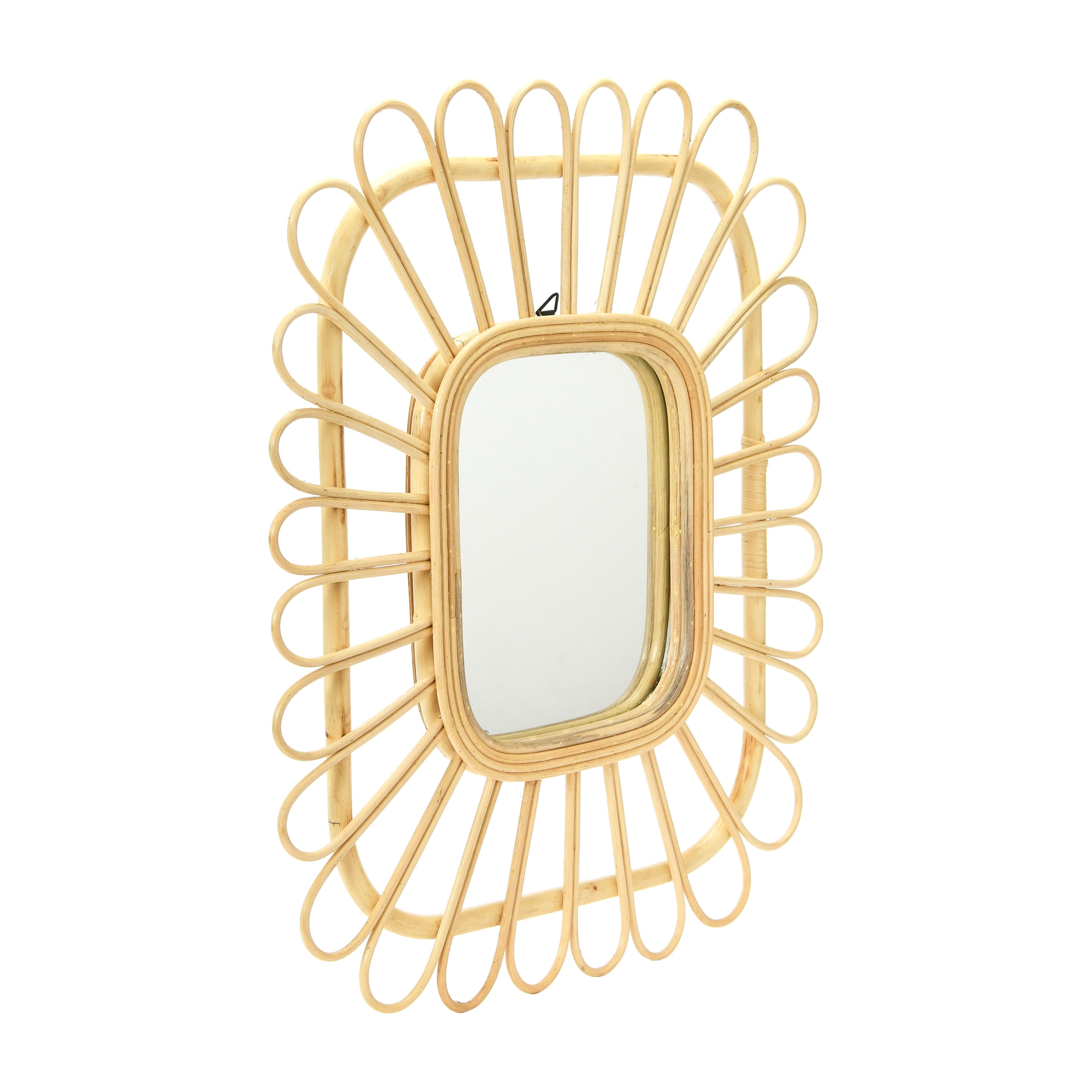 Handmade Rattan Mirror