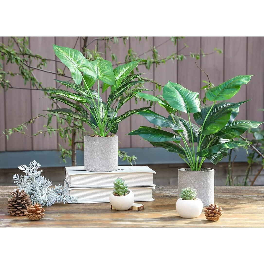 2pcs 16 Fake Plants Artificial Plants - 2 pack