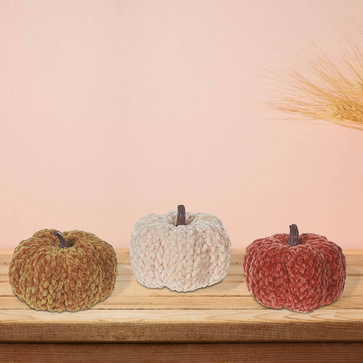 Braided Trio Pumpkins