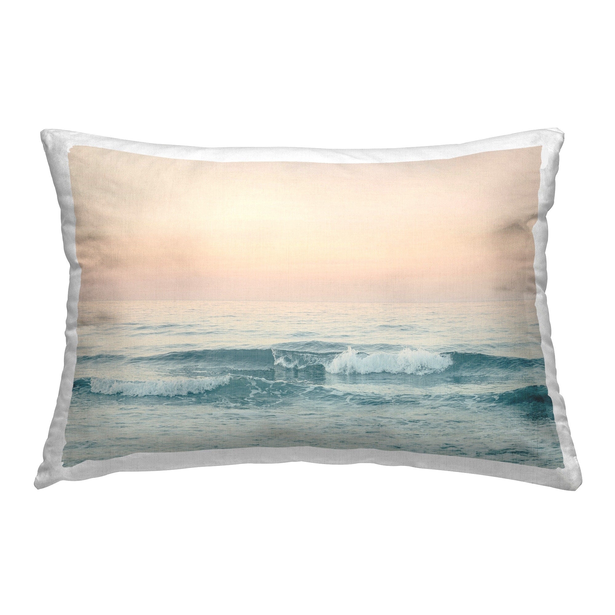 Stupell Greece Ocean Waves Decorative Printed Throw Pillow Design by Sisi and Seb