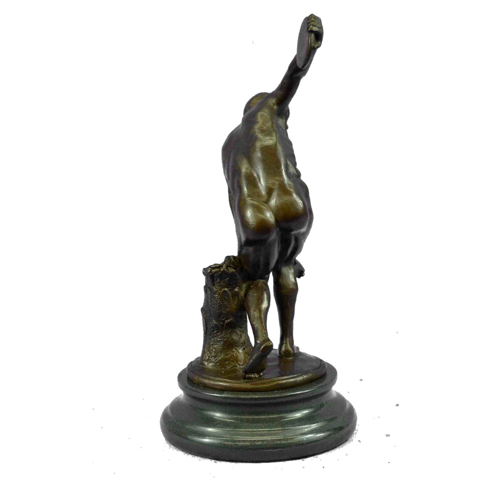 Handmade Myron Bronze Sculpture Man Throwing Disk Statue The Discus Thrower